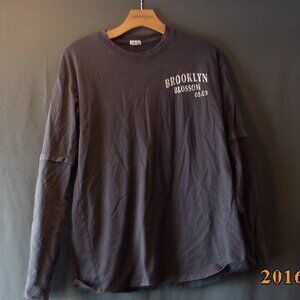 Garage Double T - Long/Short Sleeved Gray Medium